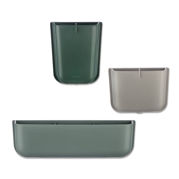 Wall organizer Morgan family set - groen
