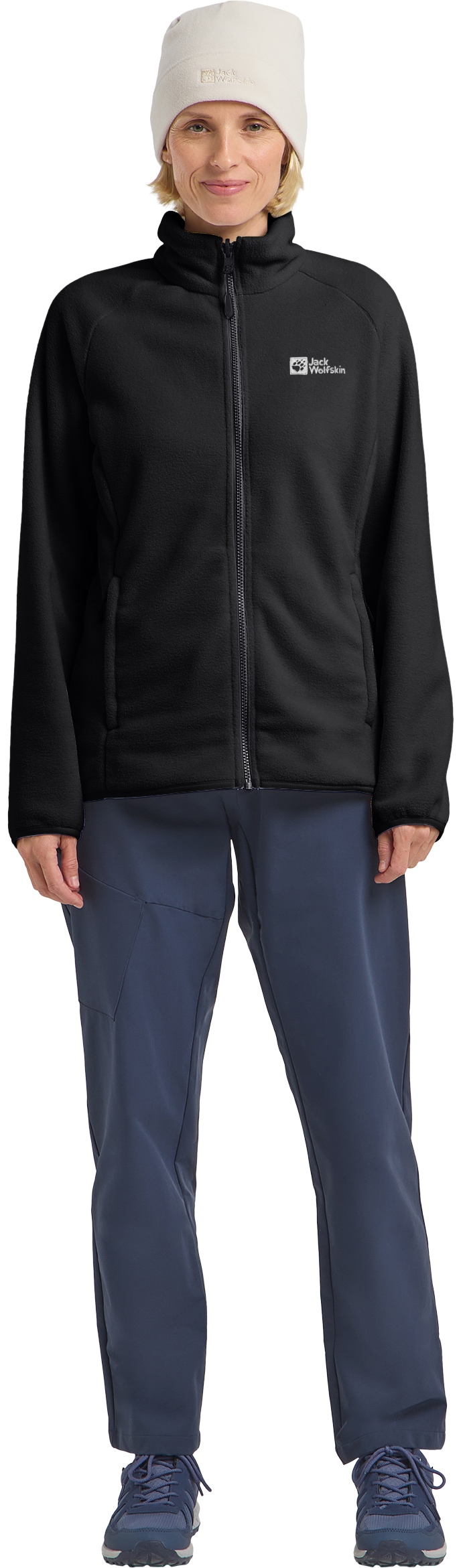 Jack Wolfskin Fleecejacke »Moonrise« Atmungsaktiv, leicht, Übergangsjacke