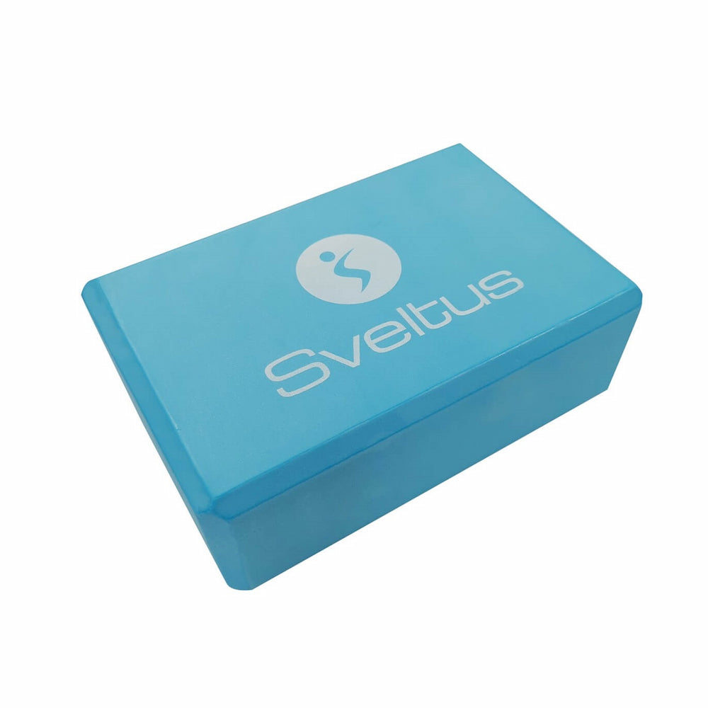 SVELTUS Yoga brick mousse bleu