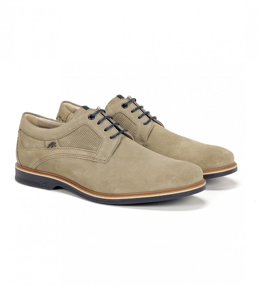 Sapatos de couro Tristan Taupe da Fluchos