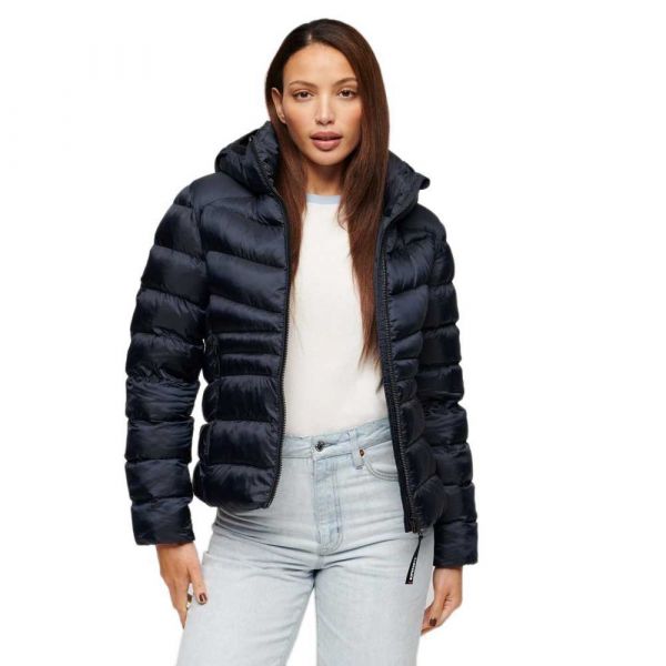 Superdry para Mulher Casaco Fuji Quilt Azul-marinho L