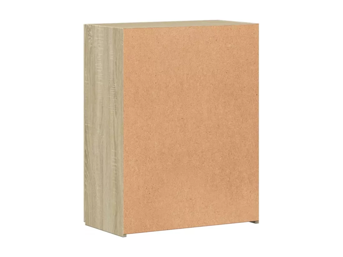 Armoire de classement chêne sonoma bois d'ingénierie