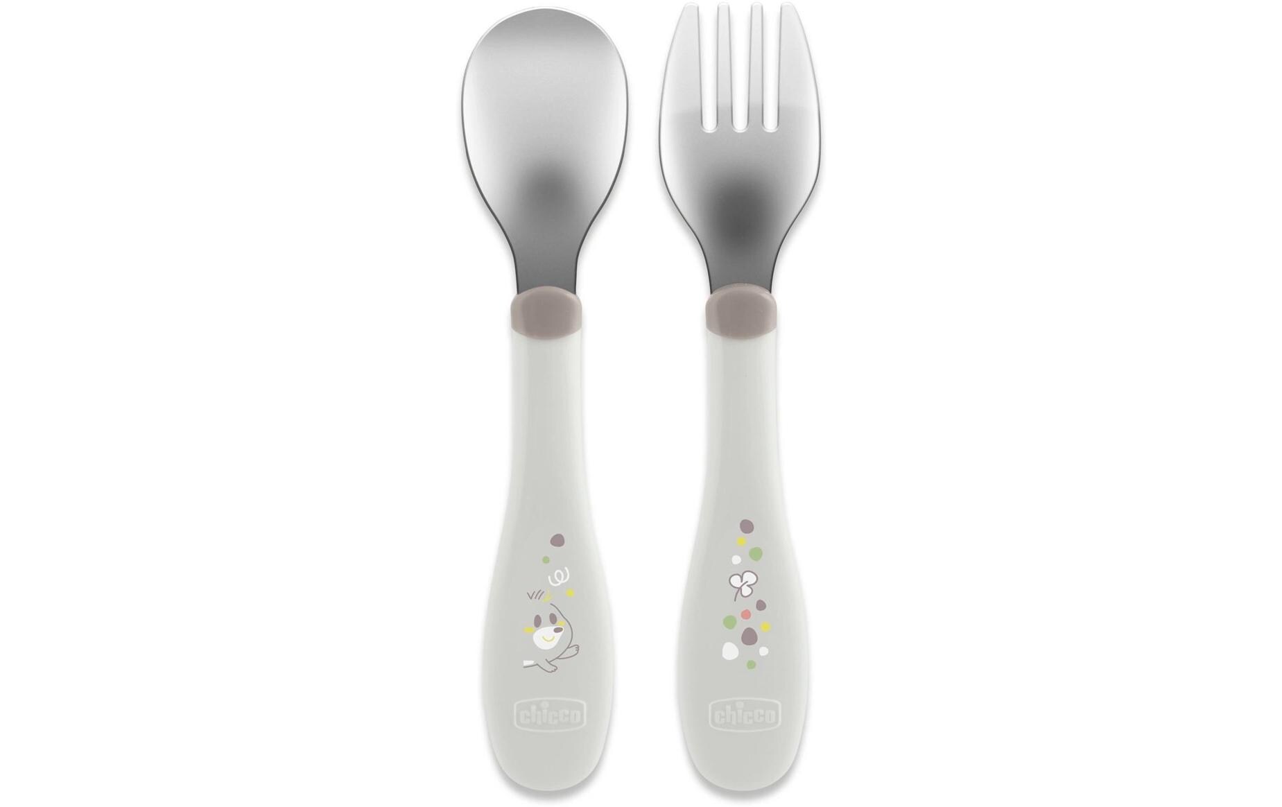 Kinderbesteckset Neutral, 18m+Erstes Edelstahlbesteck-Set