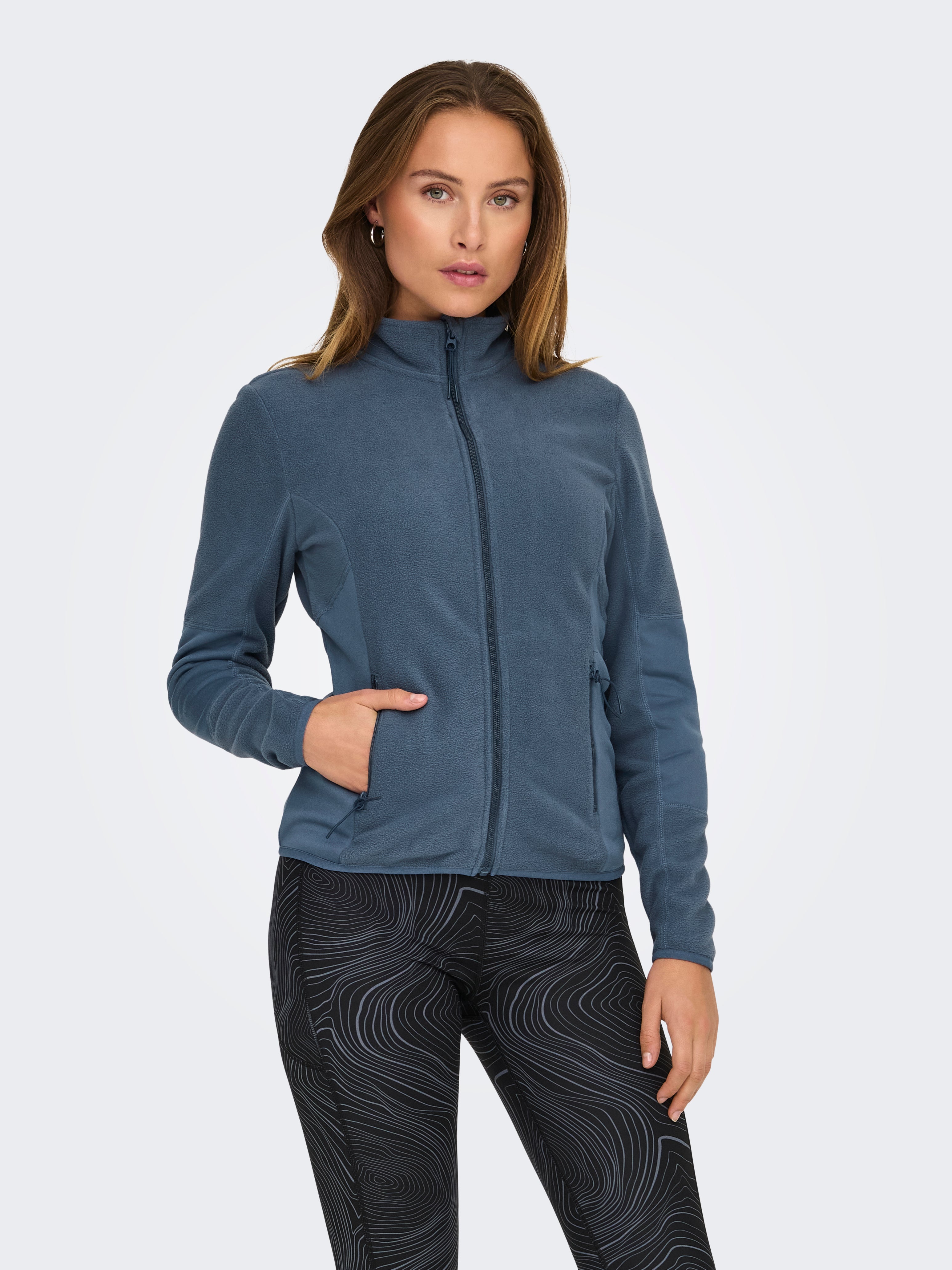 ONPJETTA-INO Fleecejacke Vintage Indigo