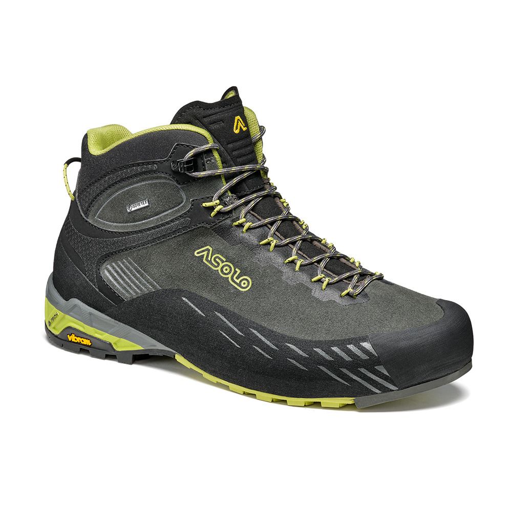 Asolo ELDO MID LTH GV - Chaussures approche Homme graph/green oasis