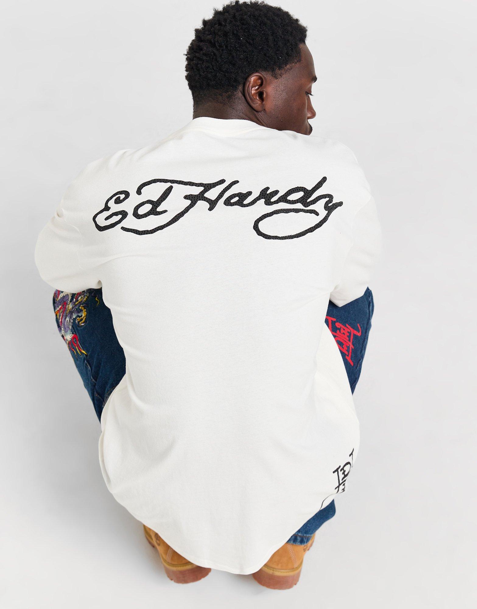 Ed Hardy T-shirt à manches longues Venom Slither