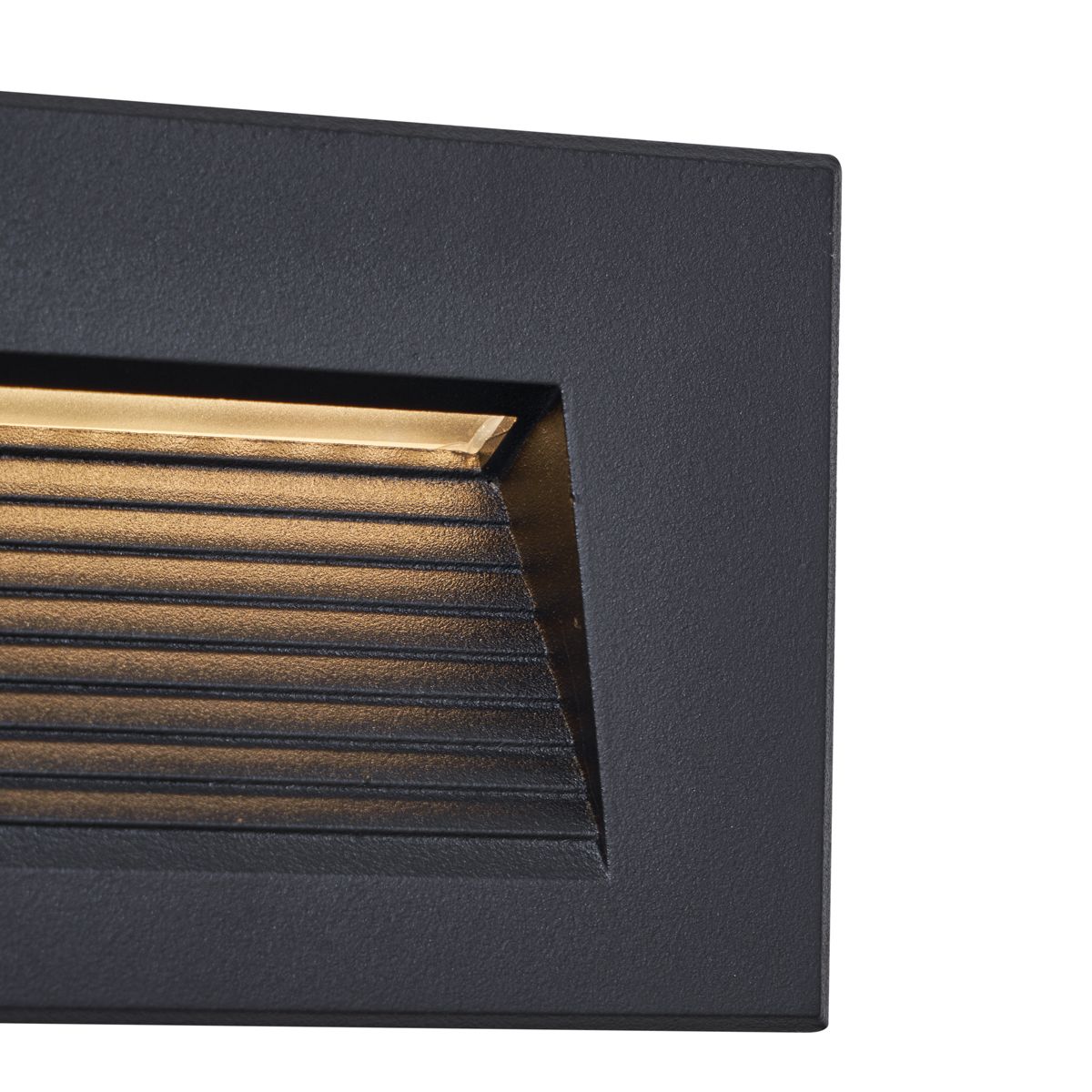 Moderne inbouw wandlamp zwart 11,5cm incl. LED IP65 - Trem