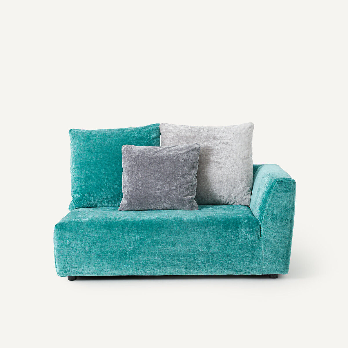 OTTO STUDIO PARA AM.PM<br>Meia poltrona em veludo viscose, Chill