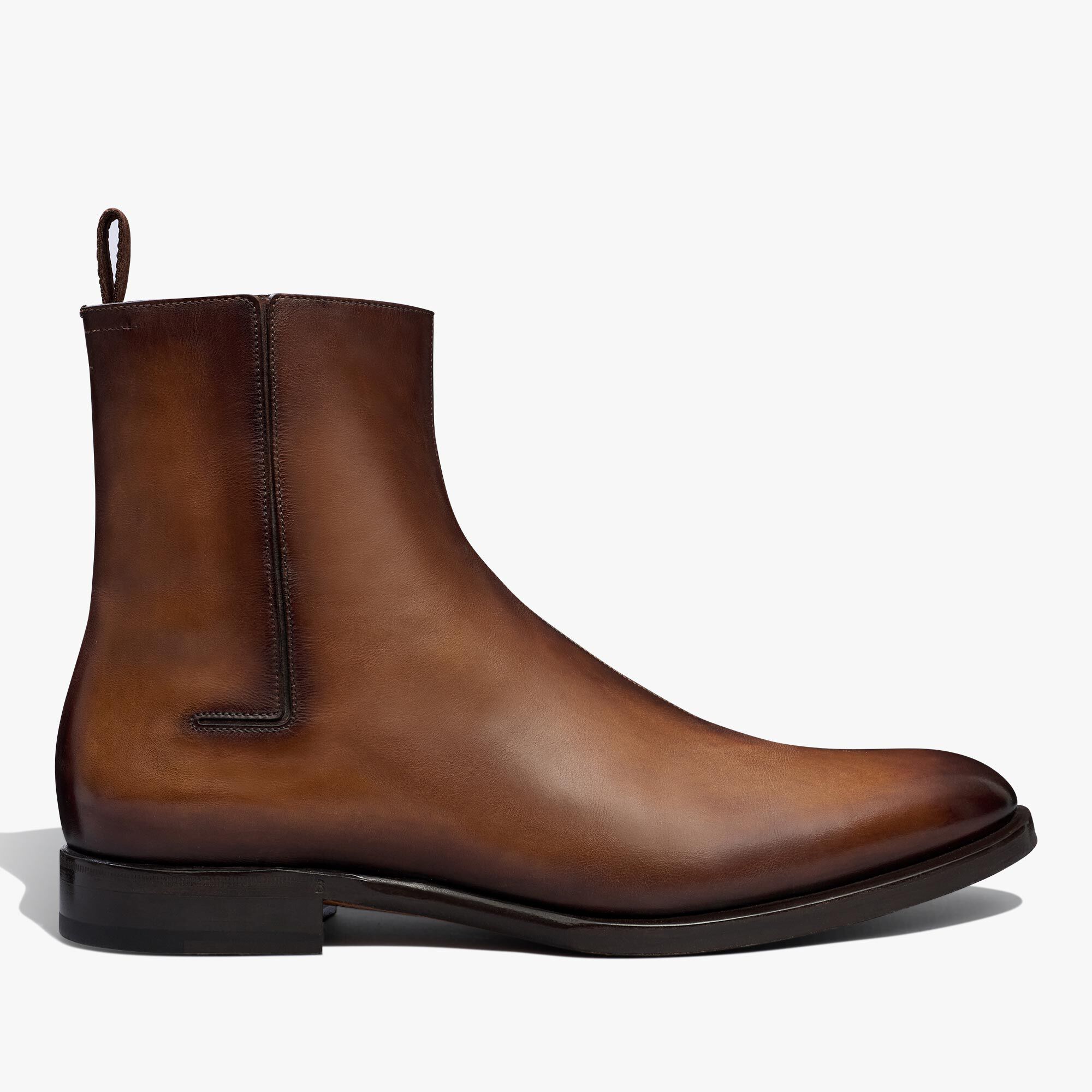 Bottine Equilibre En Cuir
