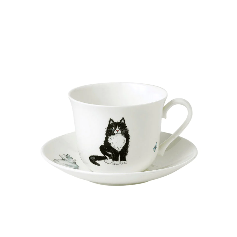 Déjeuner 45 cl et sous-tasse Chatons Roy Kirkham