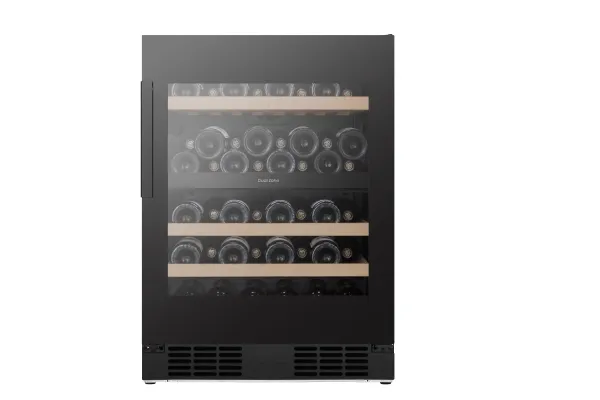 Hisense Vinskab - RW3N122GSLF CR, Vin køleboks, Indbygget, 46 flaske(r), F, Sort, Sort