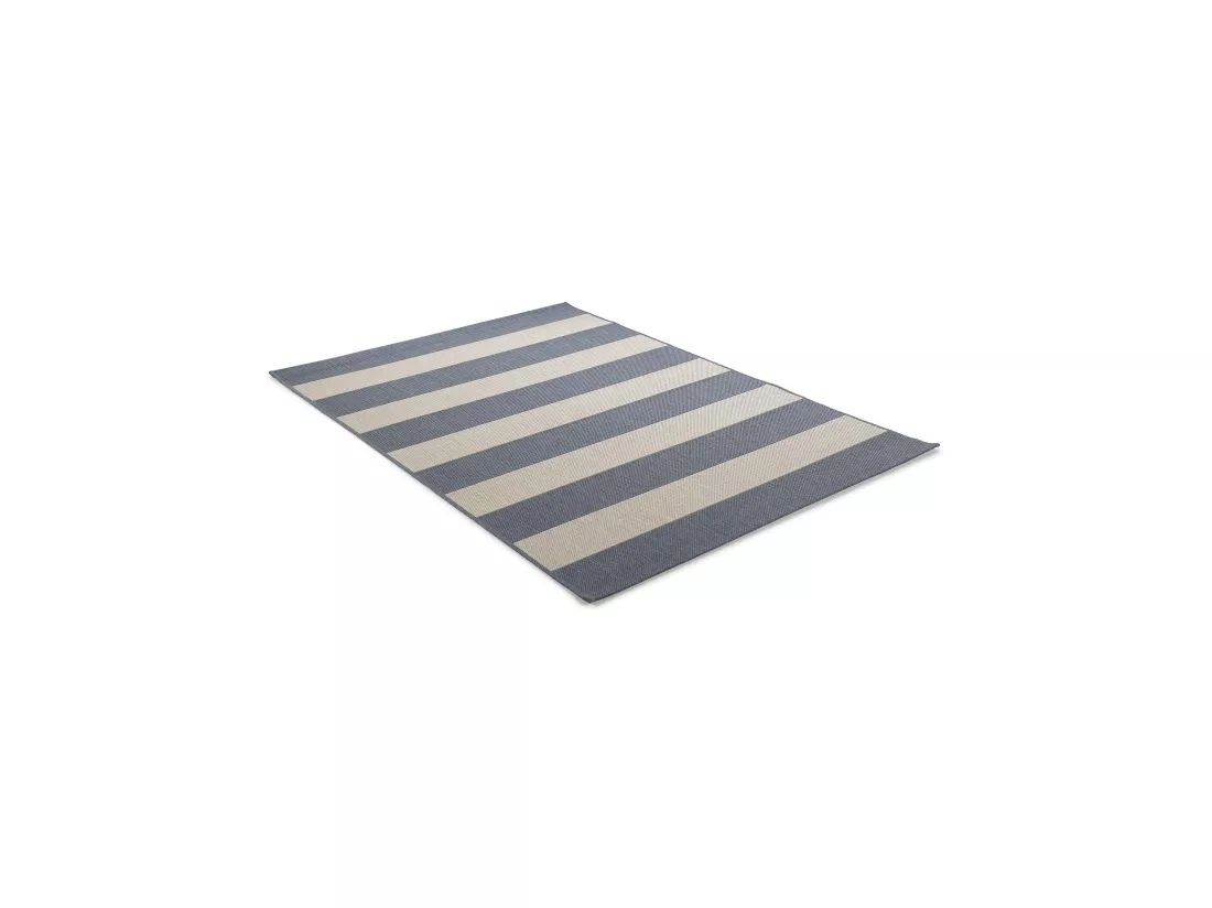 Tapis d'extérieur & intérieur Metro Bleu 140x200 cm