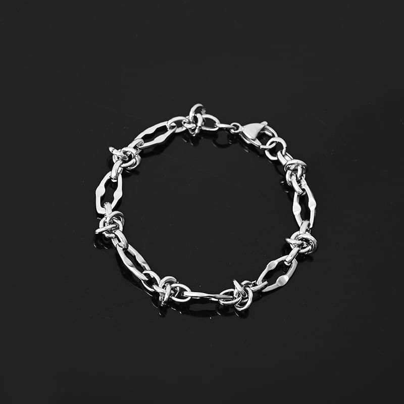Lilafey - Stalen kettingarmband