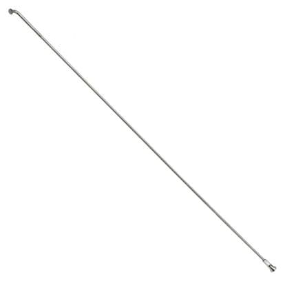 RAYON INOX ARGENT E-BIKE 2 0mm AVEC TETE EN 2 3mm  L 288mm SAPIM TETE COUDEE AVEC ECROUS (VENDU A L'UNITE)