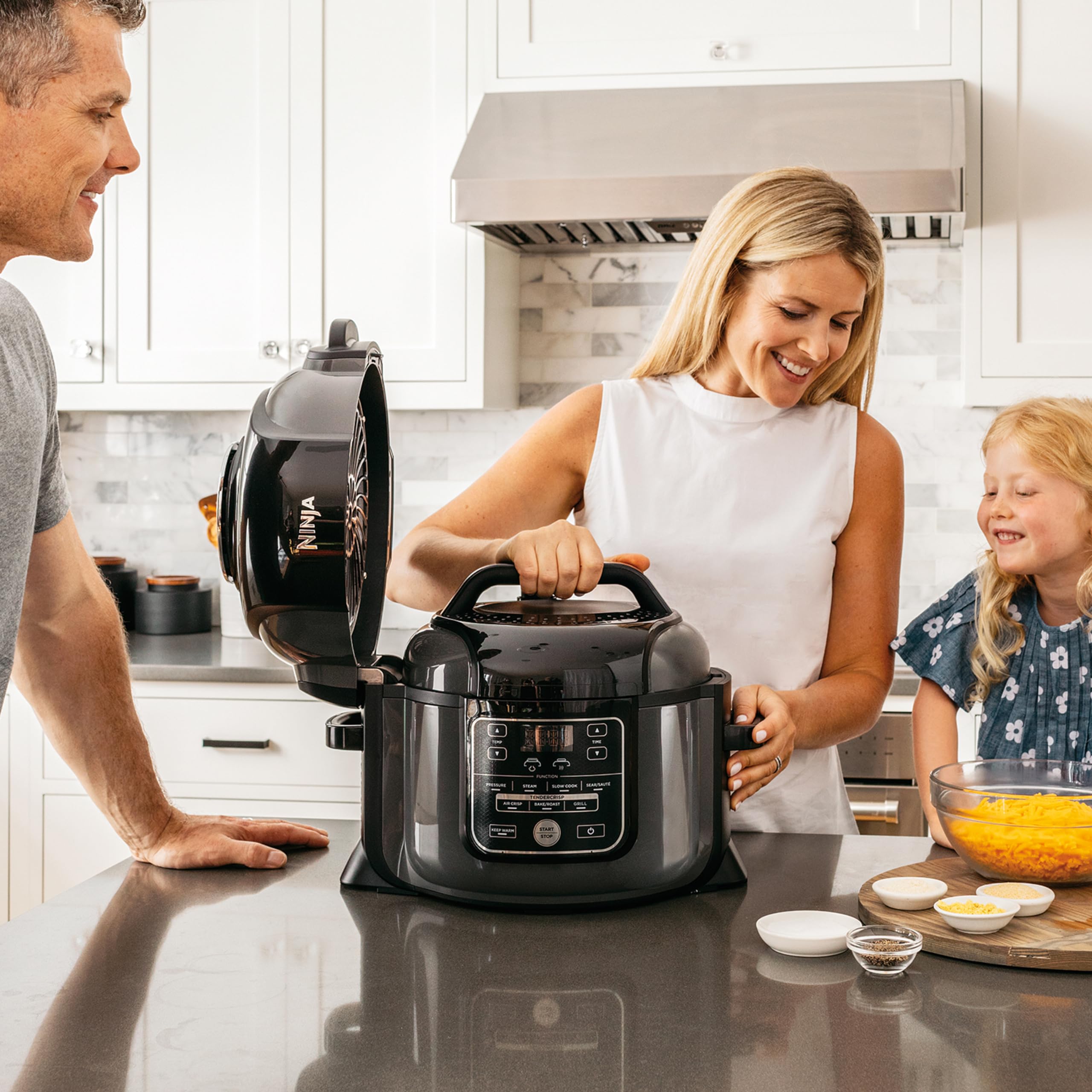 Ninja Multicuiseur Foodi, Air Fryer, 7-en-1, 6L, 7 fonctions de cuisson, Autocuiseur Multifonction, Cuisson sous pression, Friture à l'air, Cuisson le