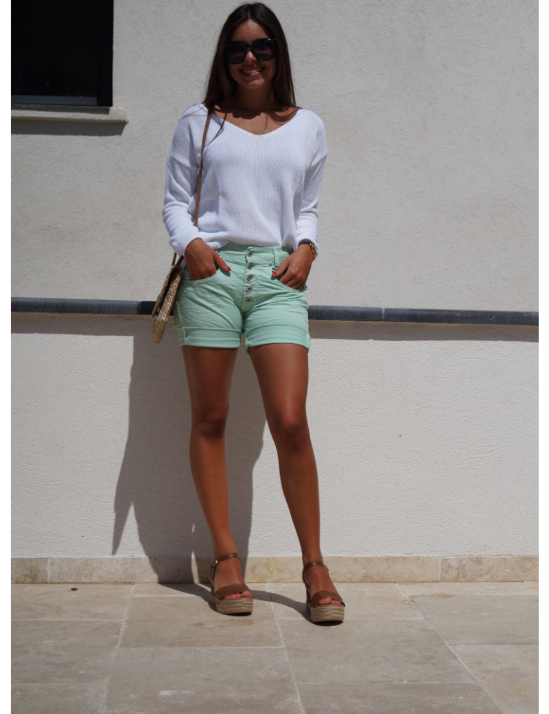 PLEASE SHORT DROIT P88 VERT