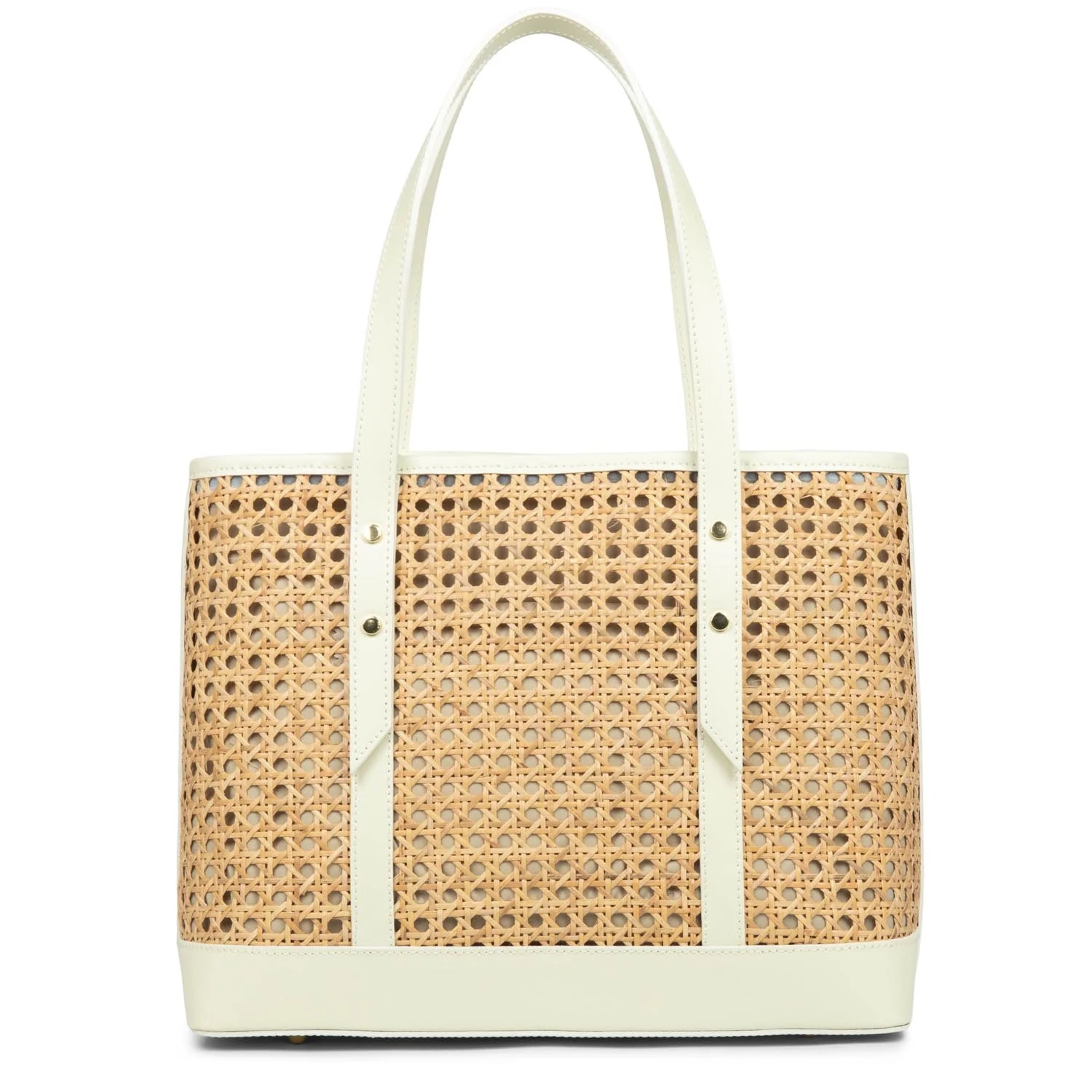 Cannage Rotin-Sac cabas épaule