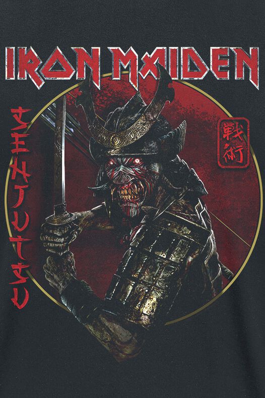 Senjutsu Eddie Gold Circle | Iron Maiden T-Shirt Manches courtes