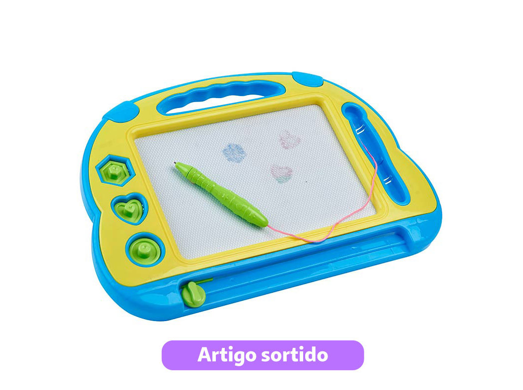 QUADRO MAGNÉTICO ONE TWO FUN 2.5X28X43CM CORES SORTIDAS
