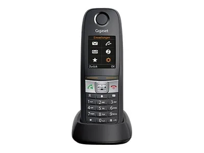 Gigaset E630HX - Ekstra trådløst håndsæt med opkalds-ID - DECT\GAP - SIP, RTP - sort