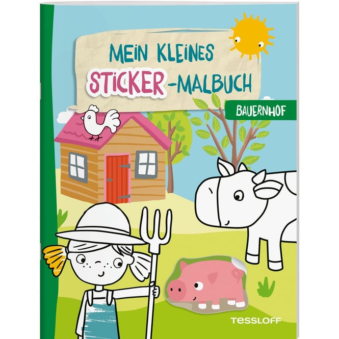 Mein kleines Sticker-Malbuch - Bauernhof