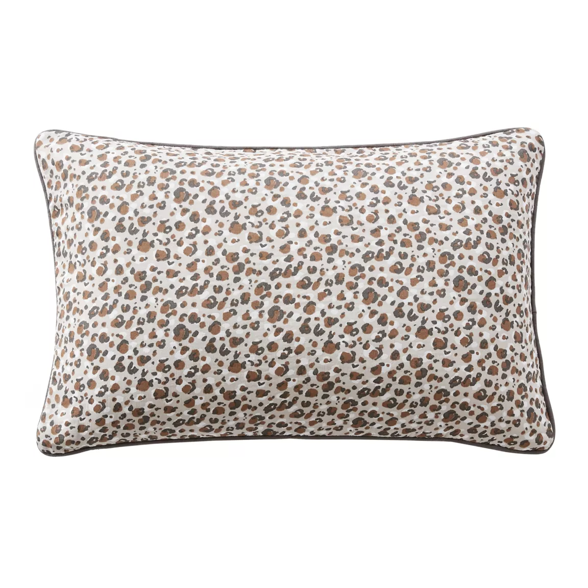 Coussin rectangulaire gaze de coton (40 x 60 cm) Rosa Marron
