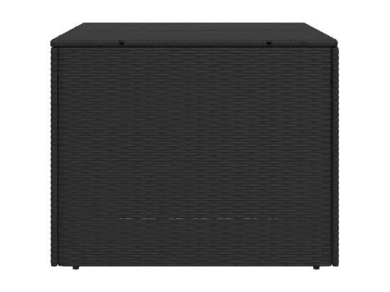 Prolenta Premium - Boîte de rangement de jardin noir 291L résine tressée