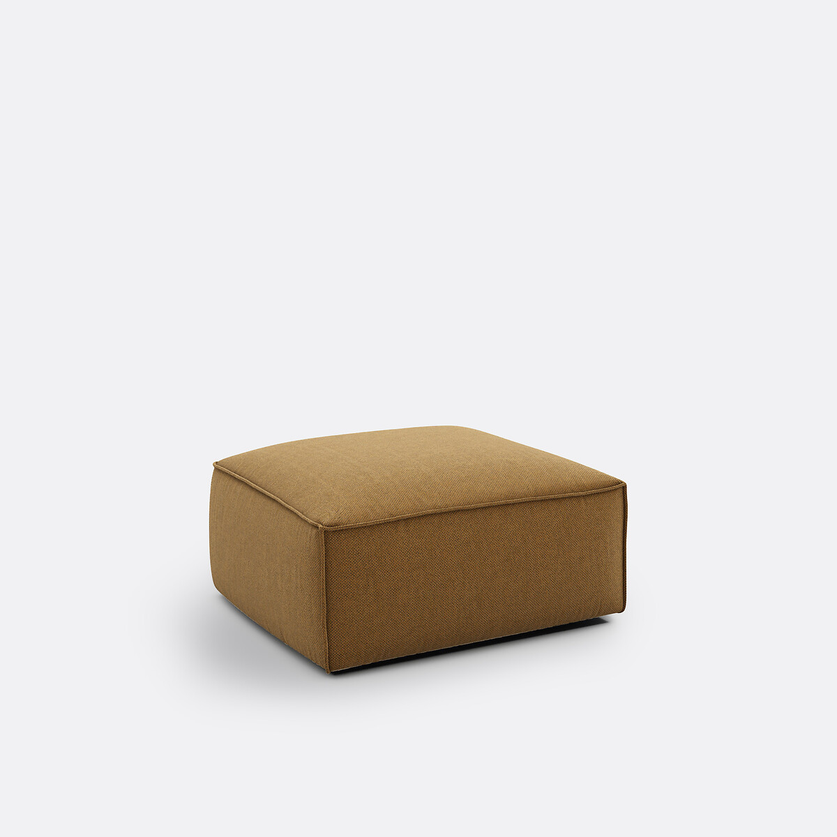 LA REDOUTE INTERIORS<br>Puf de tecido texturizado, Seven