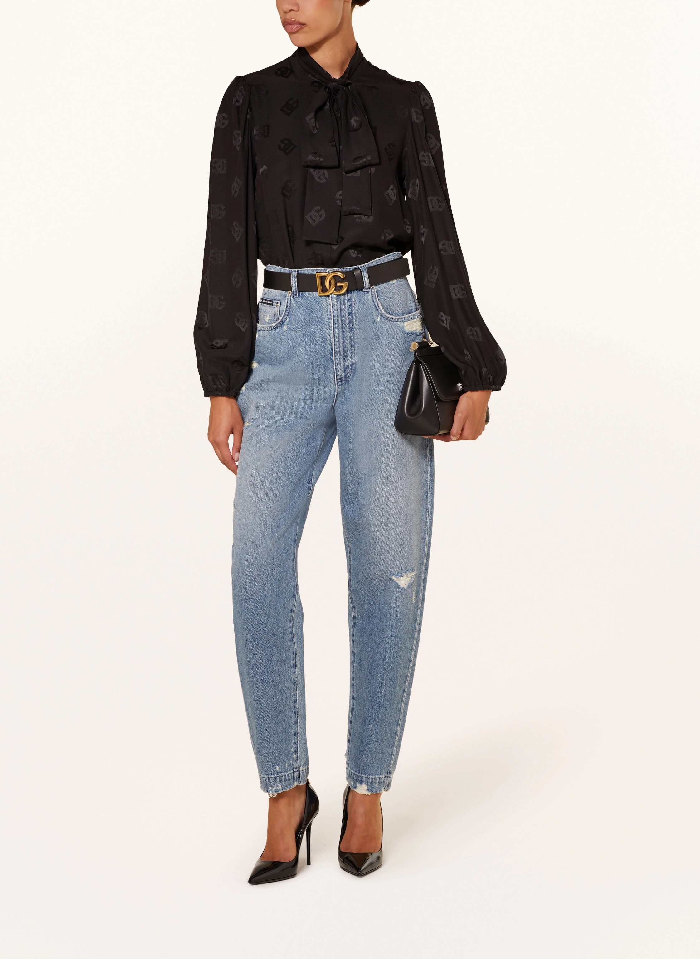 DOLCE & GABBANA Destroyed Jeans AMBER
