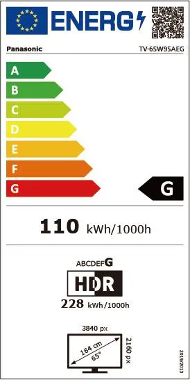 Panasonic TV-65W95AEG TV UHD 4K