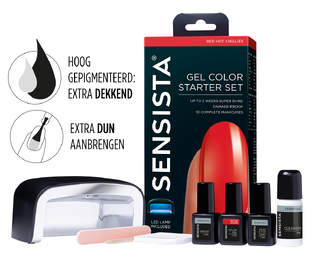 Sensista Gel Color Starter Set Red Hot Chillies 1ST