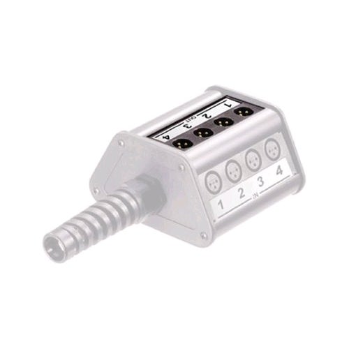 Neutrik NC3QMAY input 4x XLR male chassisdeel