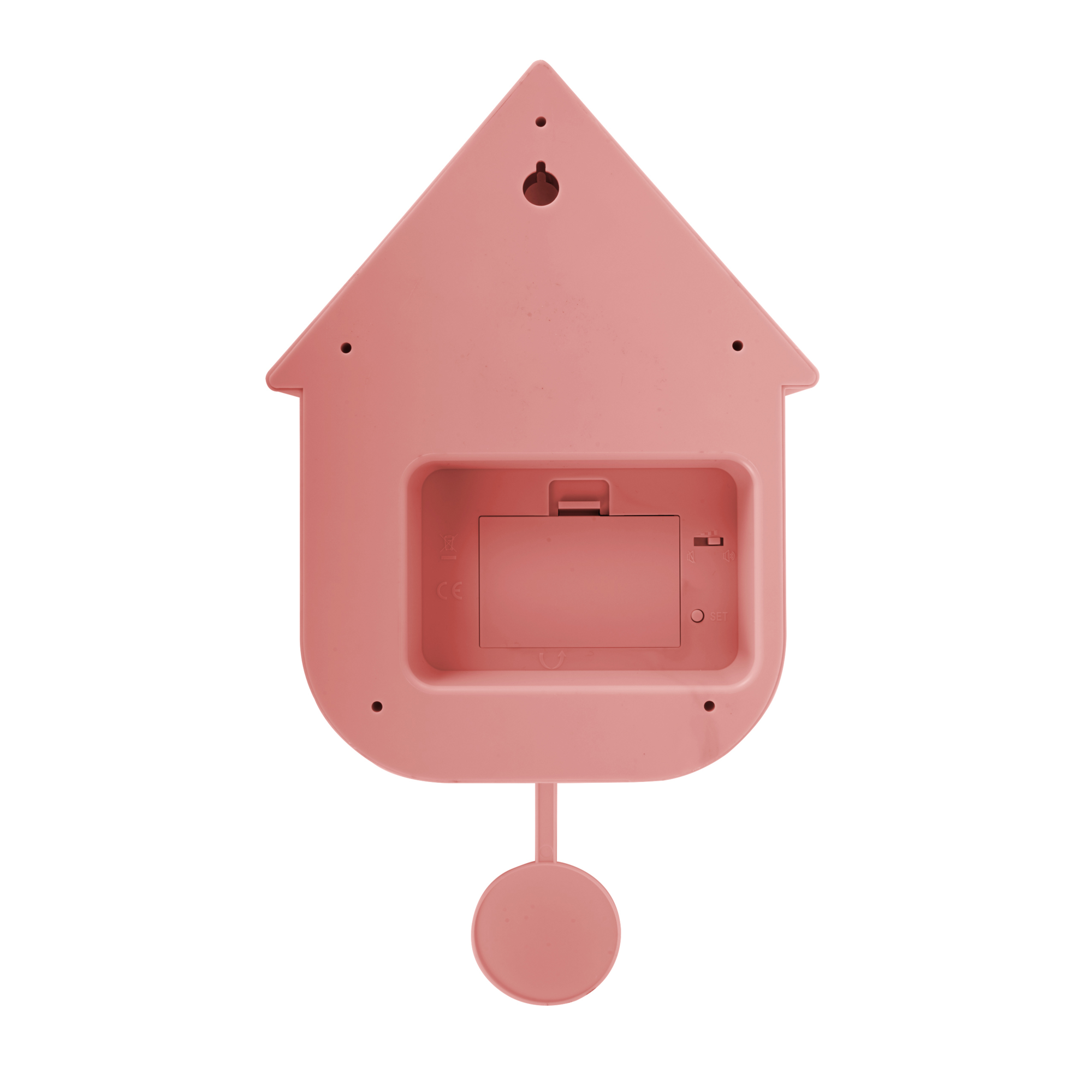 Wandklok Modern Cuckoo Oro Roze bruin