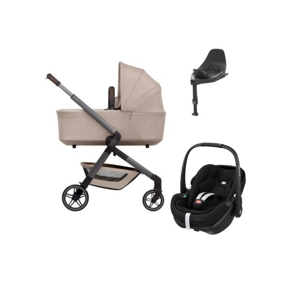 Joolz Hub Kinderwagen | Pebble 360 Autostoeltje | FamilyFix 360