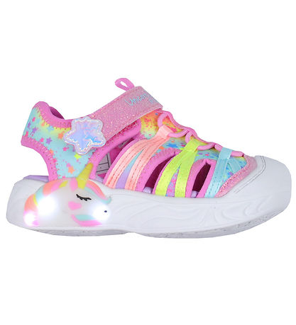 Skechers Sandalen m. Leicht - Unicorn Dreams Explorer - Pink/Mul
