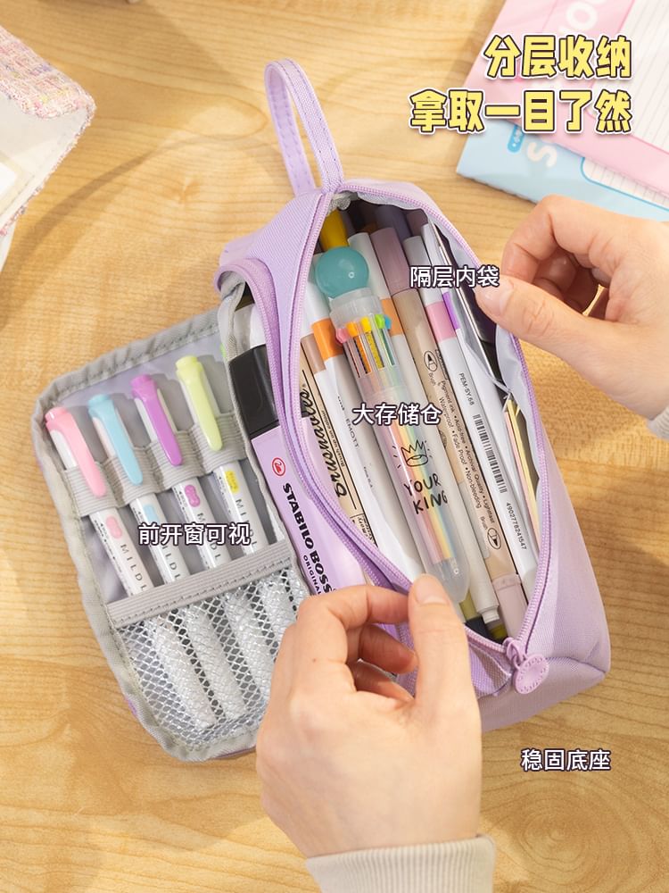 Chiseoul - Etui van effen canvas