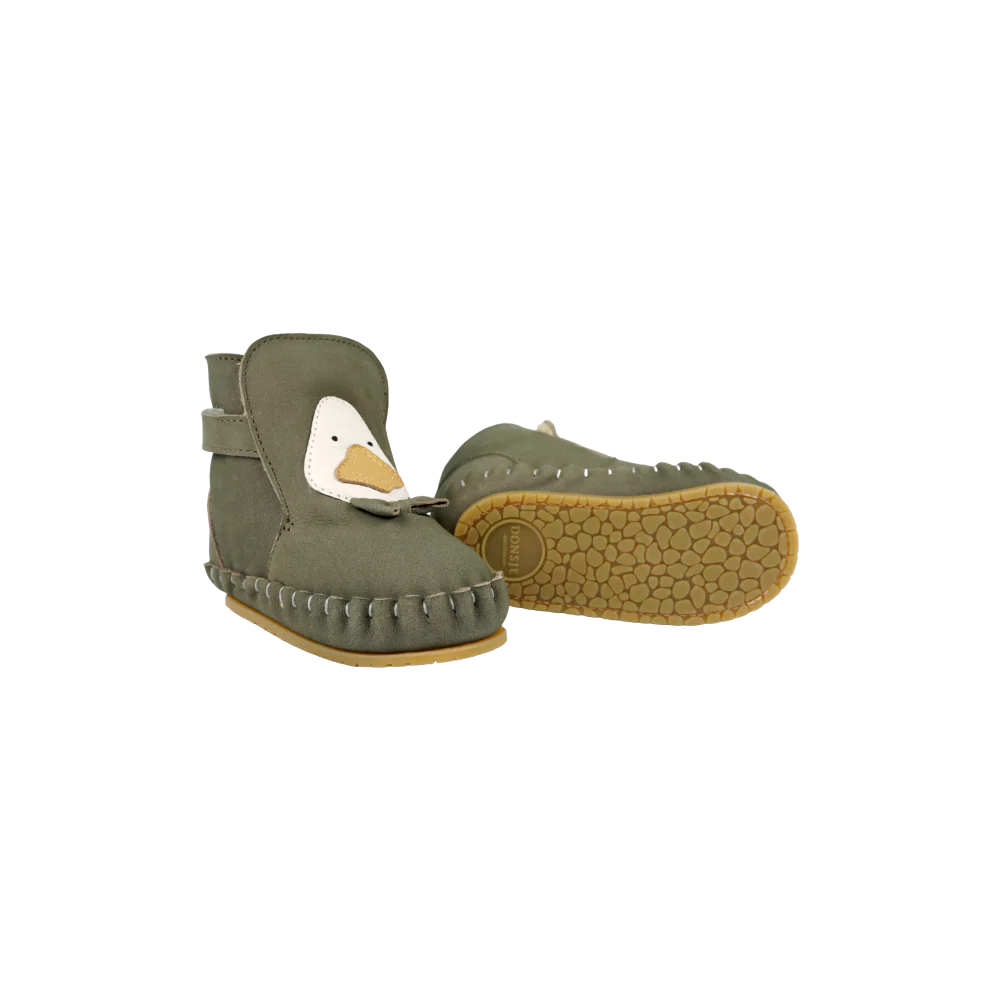 Junus Booties | Goose | Stone Nubuck
