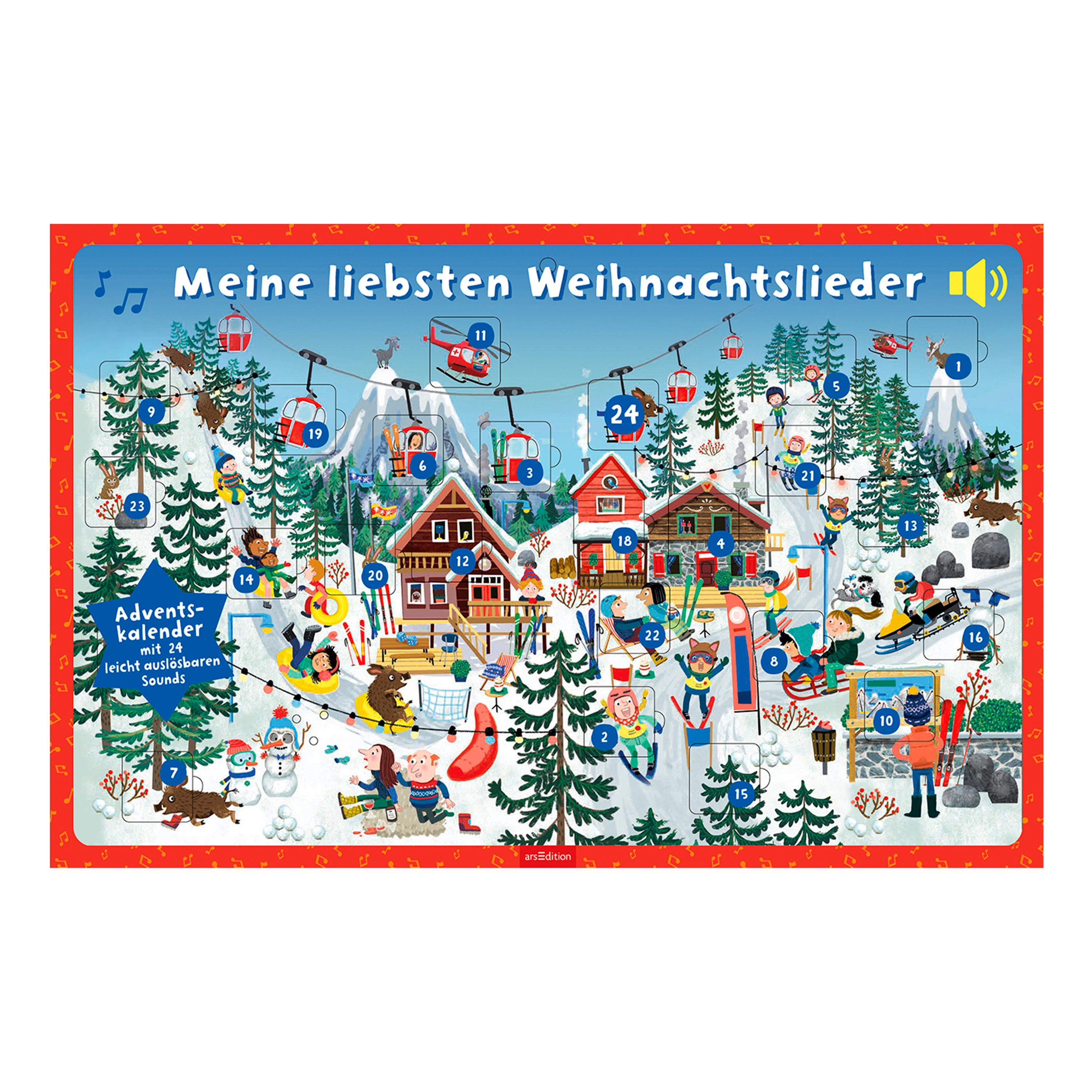Adventskalender MEINE LIEBSTEN WEIHNACHTSLIEDER