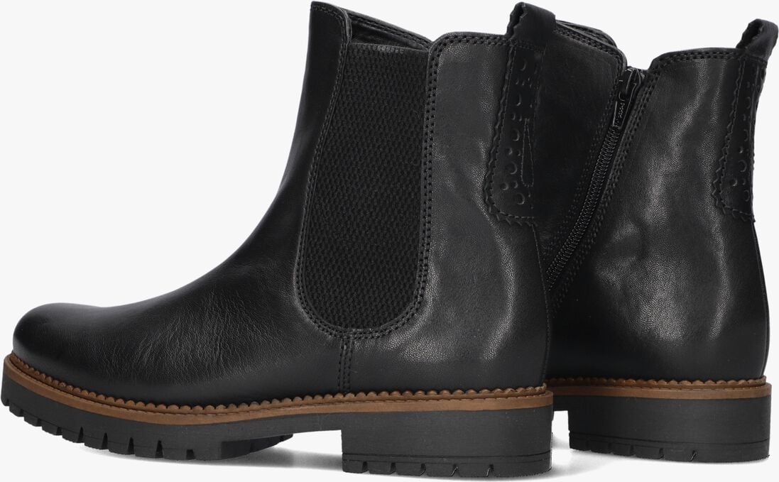 zwarte gabor chelsea boots 721