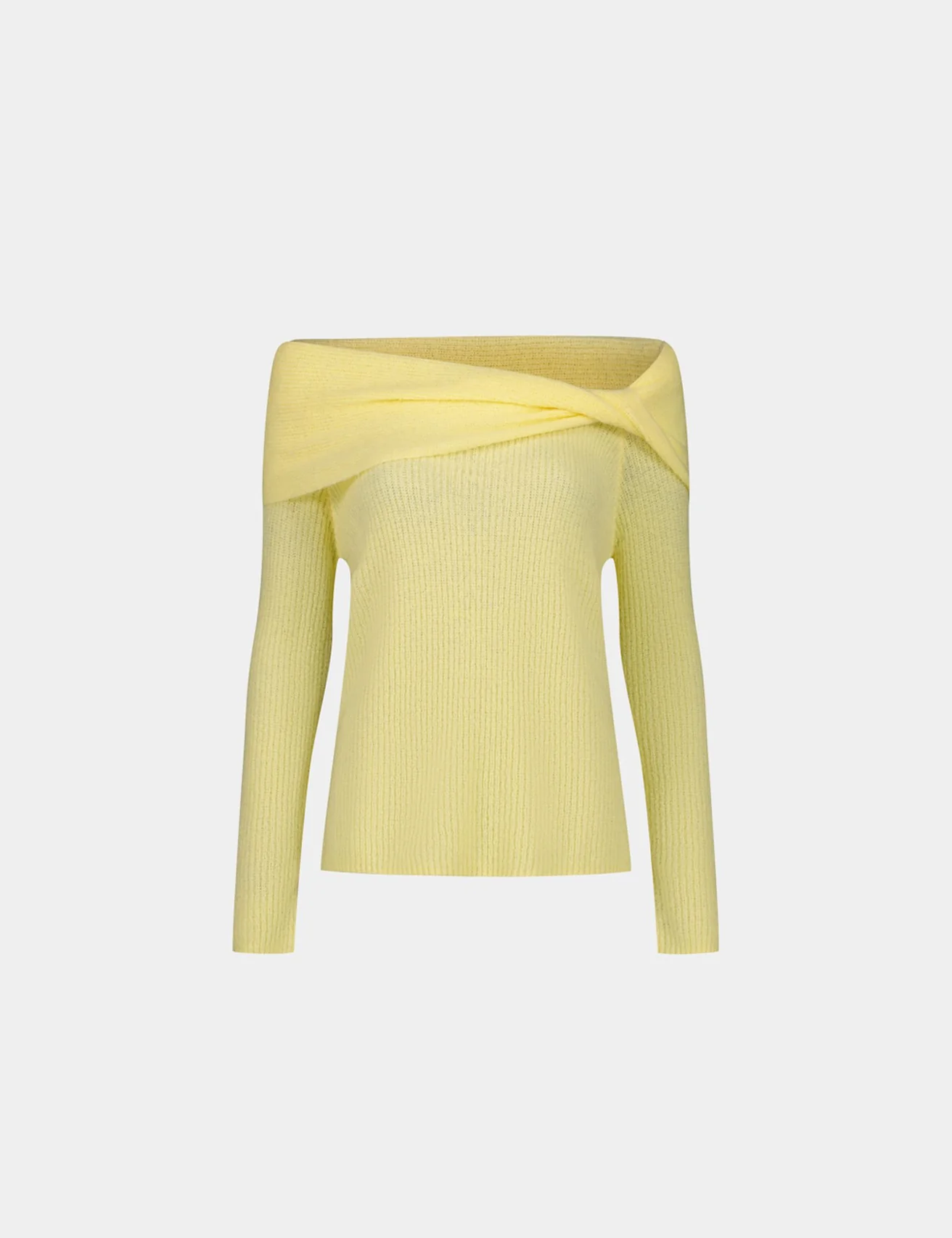 Pull col bardot vanille