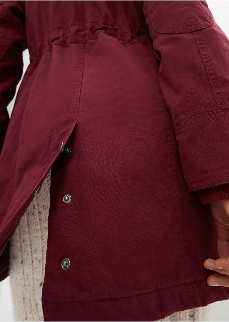 Parka en coton rembourrée