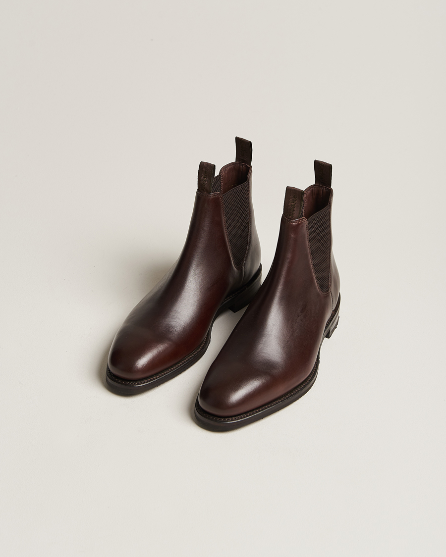 Loake 1880 Emsworth Chelsea Boot Dark Brown Leather