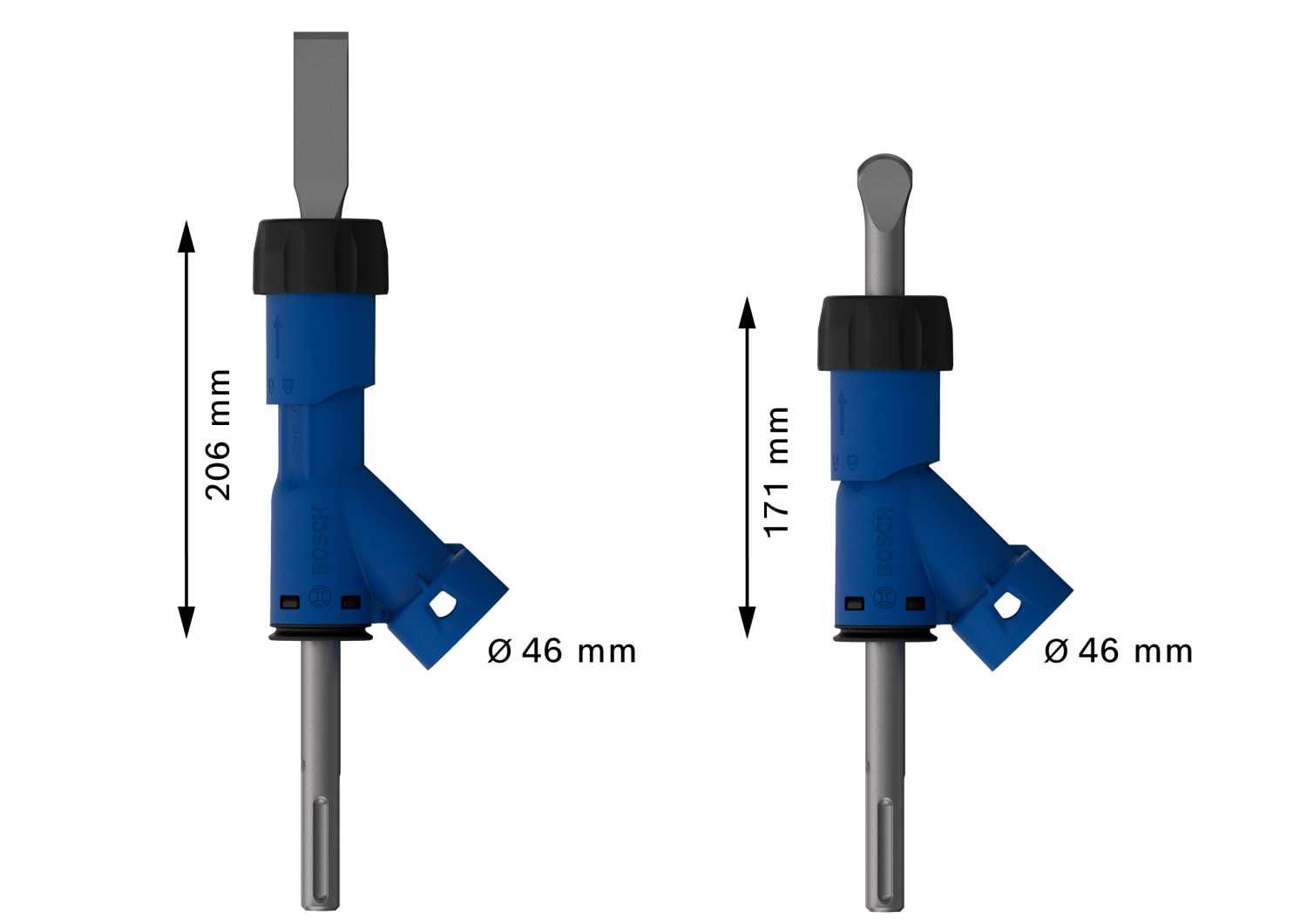 Bosch 2608901477 EXPERT SDS Clean SDS Max adapter voor platte beitel - 25x400 mm