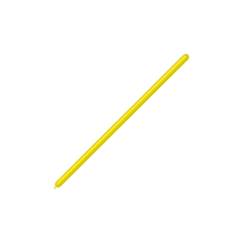 Lichtgele Modelleerballonnen 2,5cm 150cm 100st