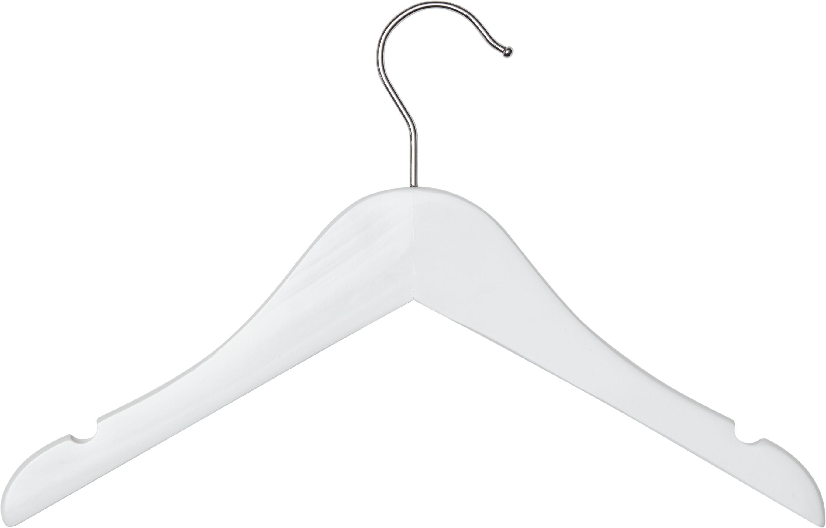 MAEL Kinderkleiderbügel - Weiss / B: 30.0 cm x T: 1.5 cm