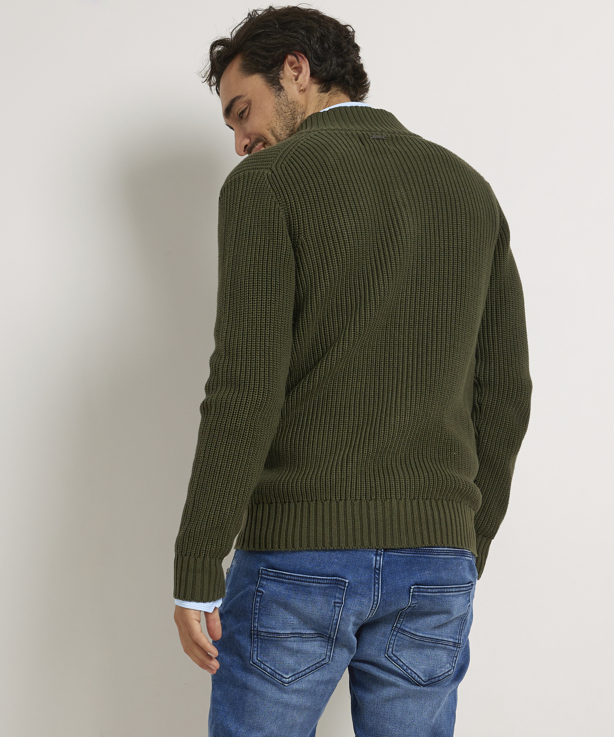 comodo vest grofgebreid
