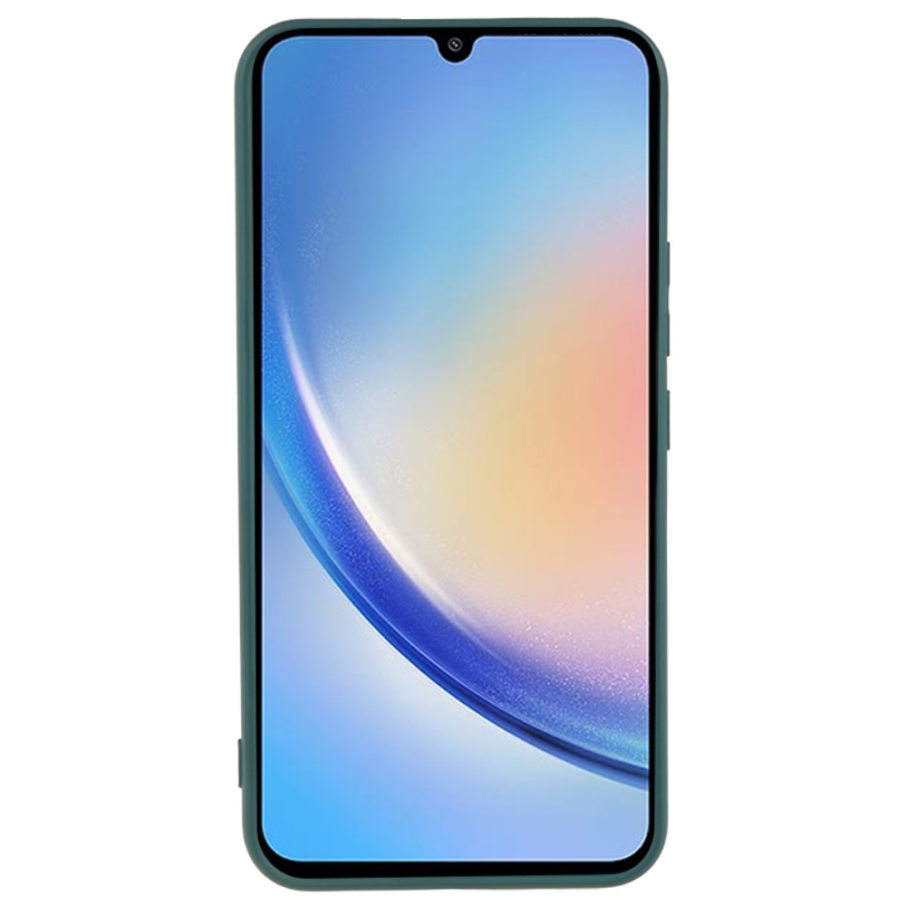Samsung Galaxy A34 5G Gummi Case Hülle mit Kameraschutz - Petrol (Matt)