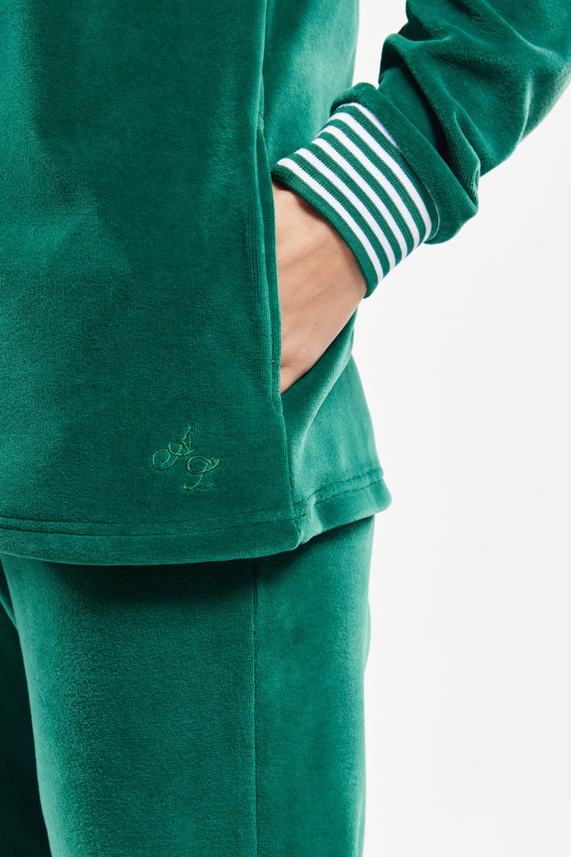 Veste zippée homewear - velours