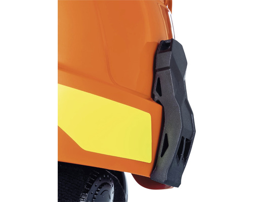 Uvex pheos bosbouw oranje beschermende helm