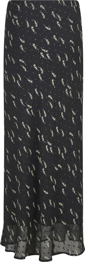 Neo Noir Vinza Flower Branch Skirt Black